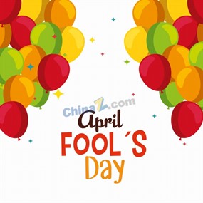 愚人节背景图片矢量